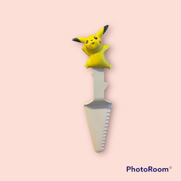 Nintendo Kitchen Pikachu Pie Cake Knife Server Vintage 99s Pokmon